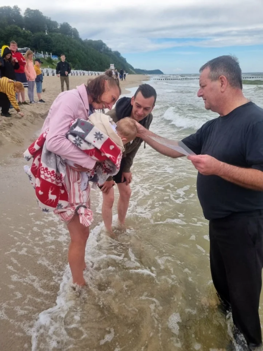 Taufe von Celine Evangelique Hölig in Ückeritz